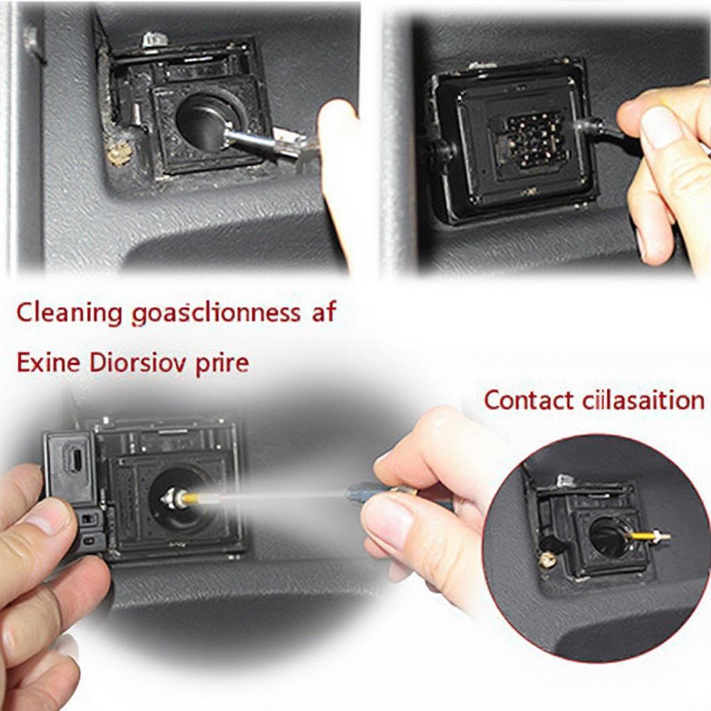 Cleaning the OBD-II Port on an Opel Vehicle