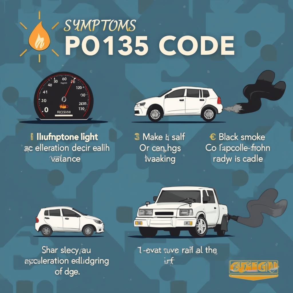 Symptoms of a P0135 Code