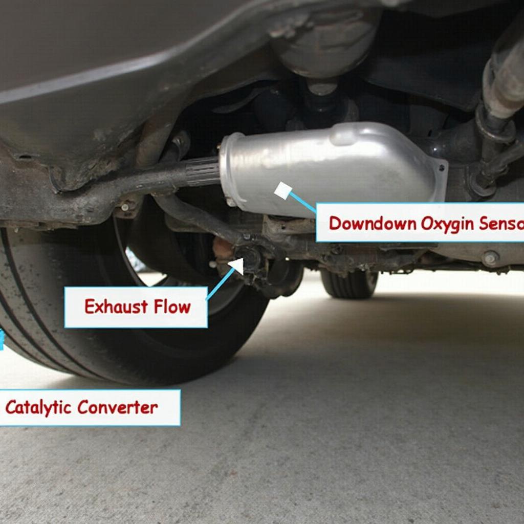 OBD2 Code P0141: Downstream Oxygen Sensor Location