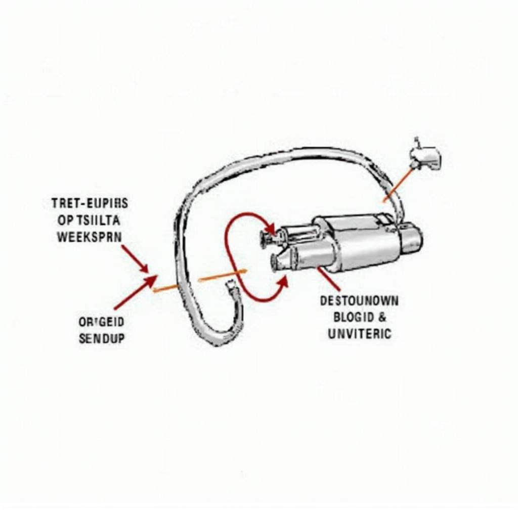 P0420 Code on Inline Engine Diagram