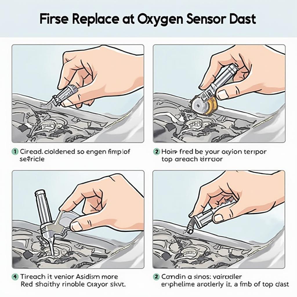 Replacing Oxygen Sensor with a Wrench