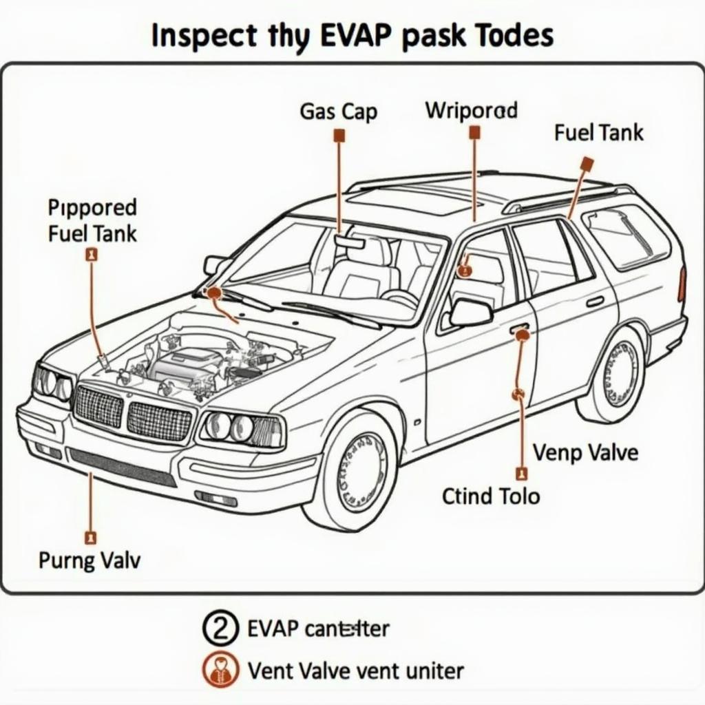 P0440 OBD2 Code EVAP System Diagram