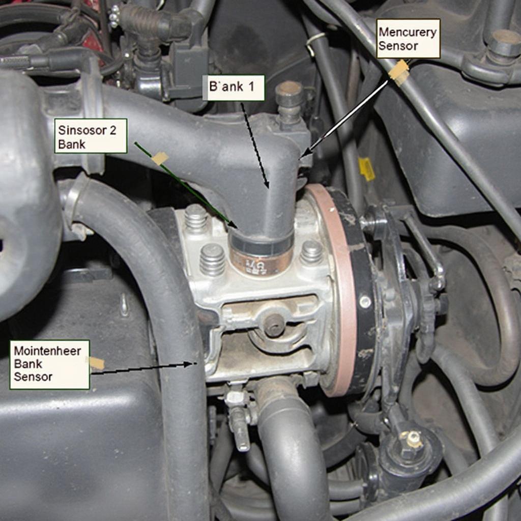 P1131 Mercury Mountaineer Bank 1 Oxygen Sensor Location