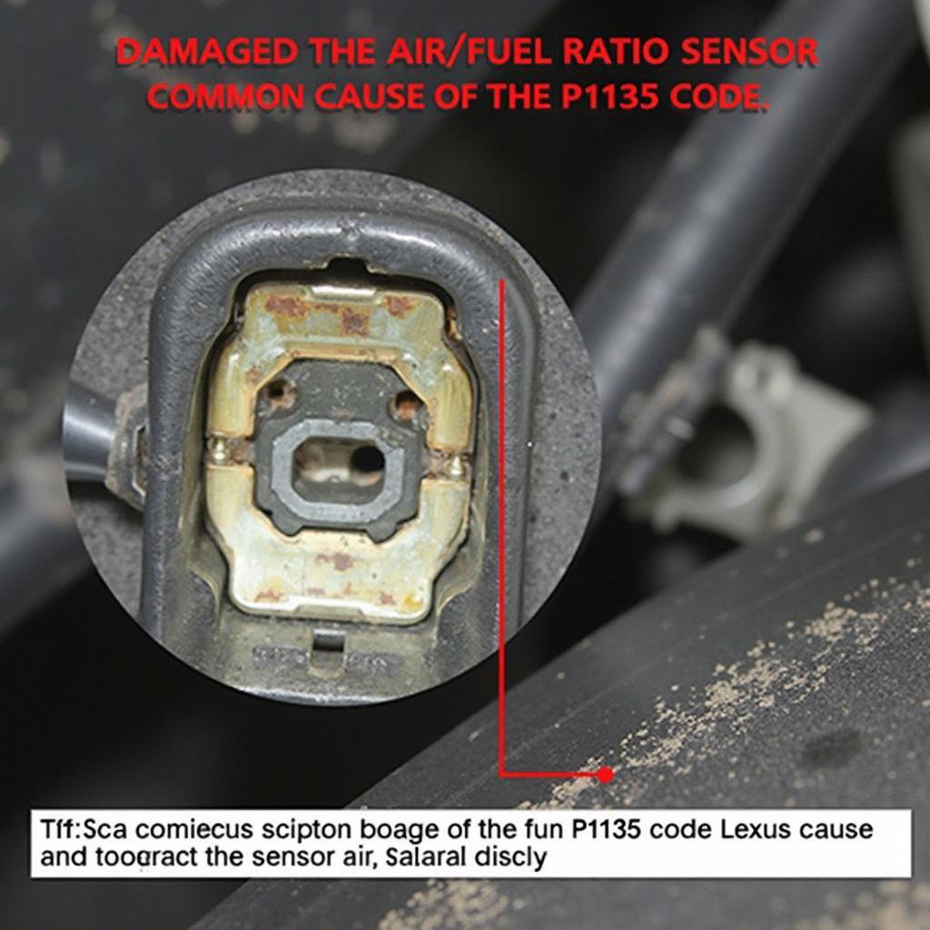 Faulty A/F Sensor Causing P1135 Code