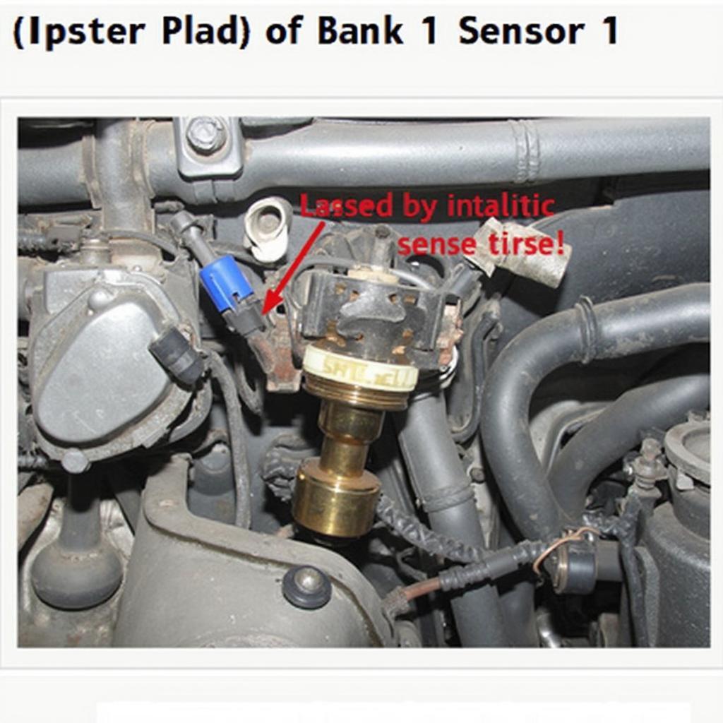 OBD2 P1193 Oxygen Sensor Location on Bank 1