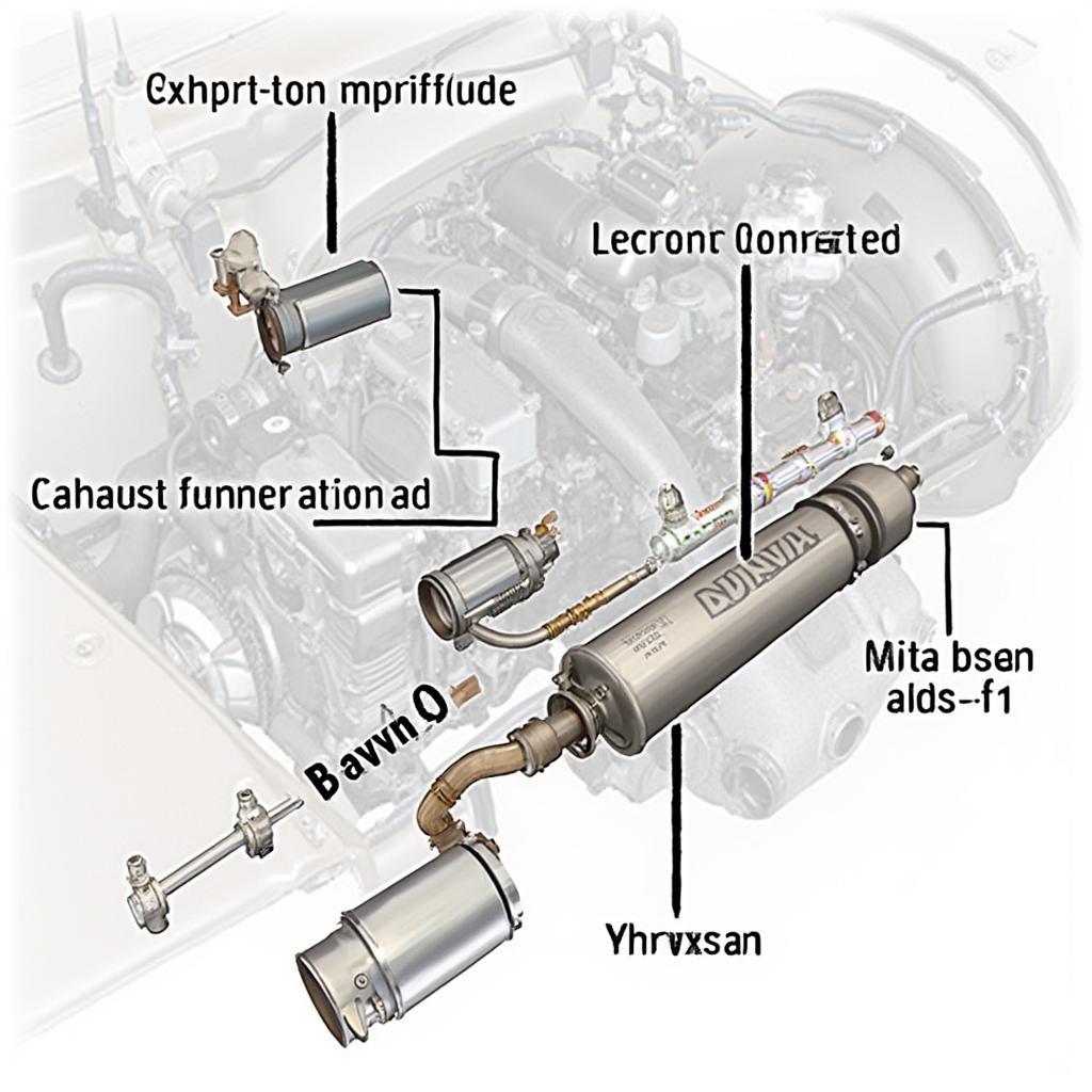 P2096 Error Code: Exhaust System Diagram