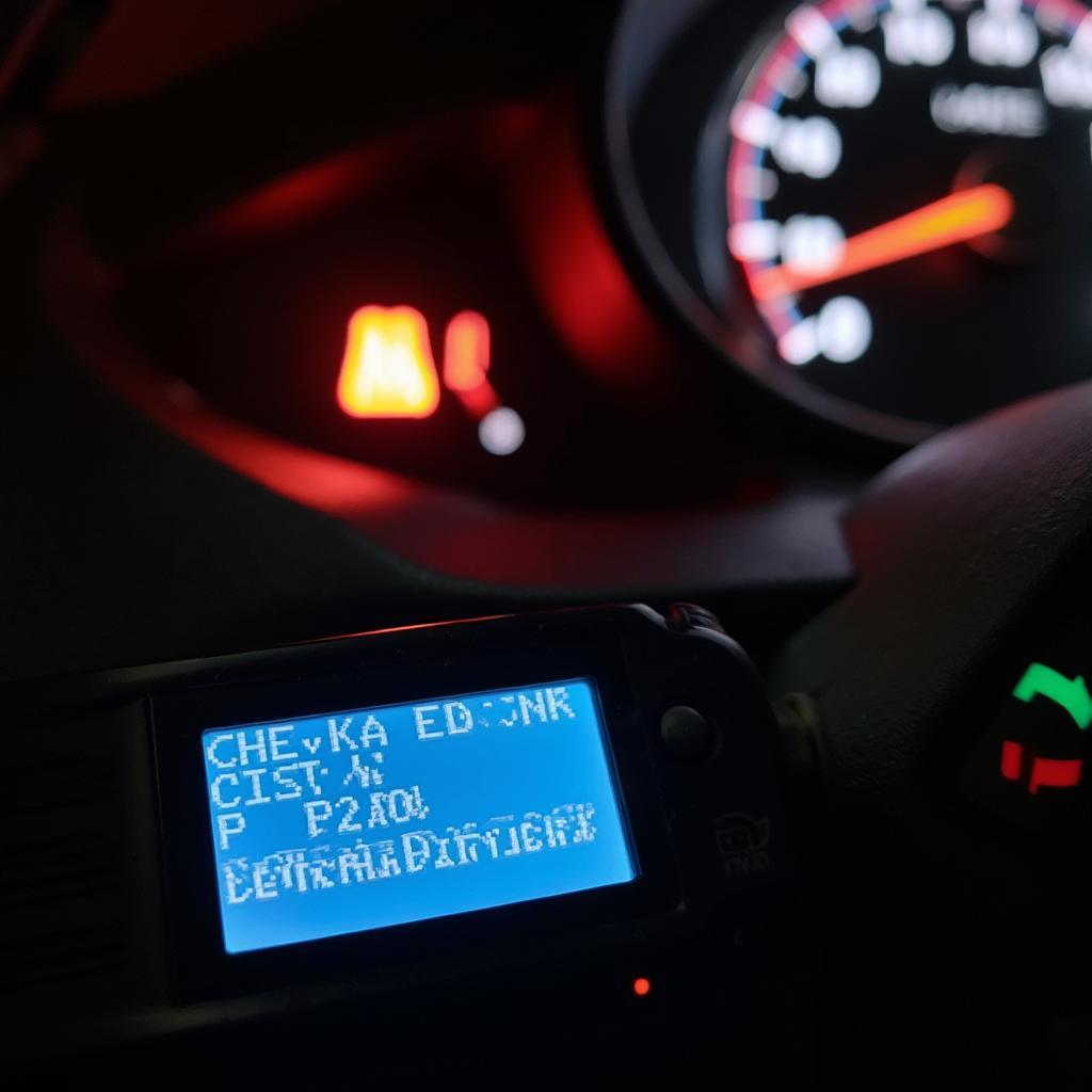 Check Engine Light Illuminated with OBD2 Code P2A00