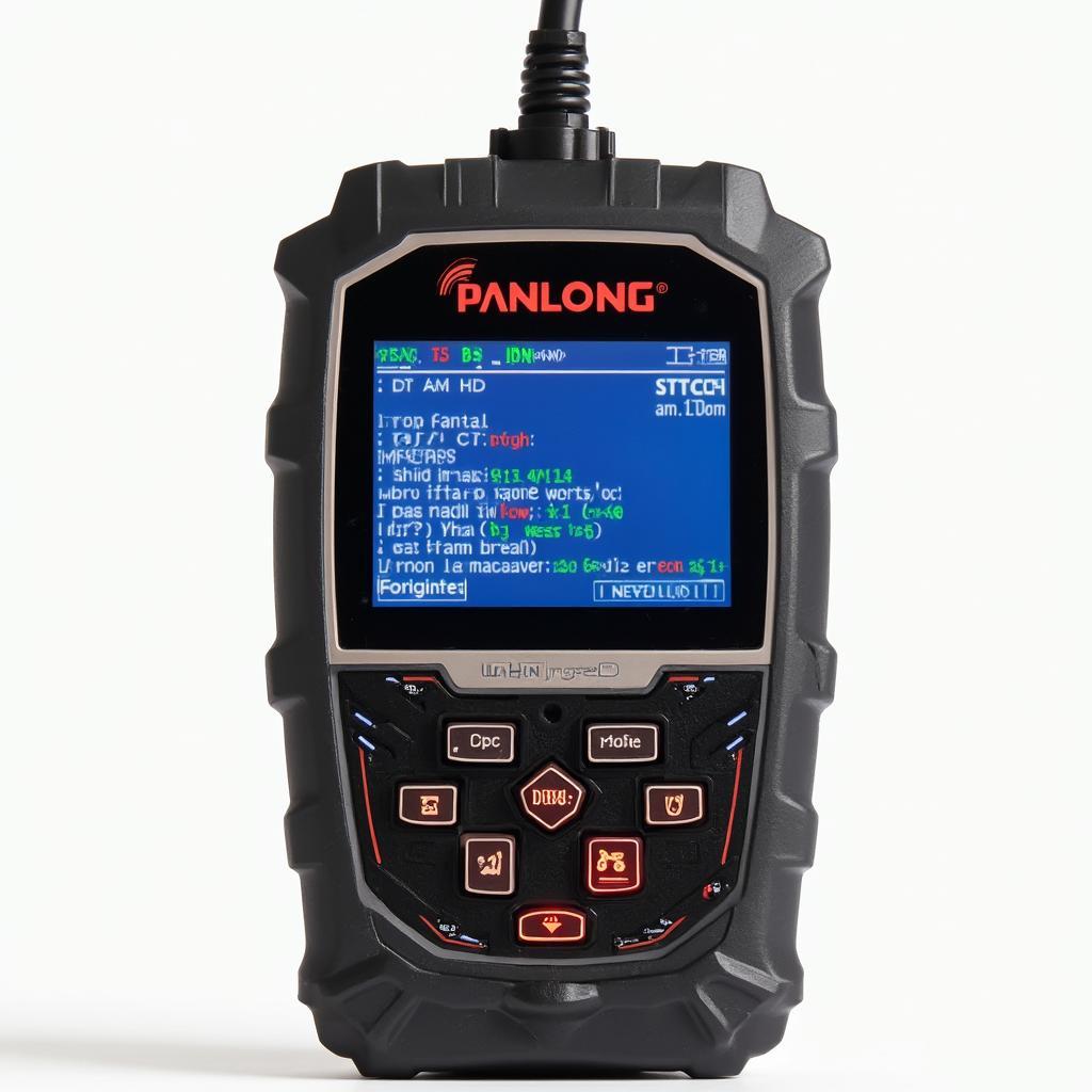 Panlong OBD2 Scanner Displaying DTC