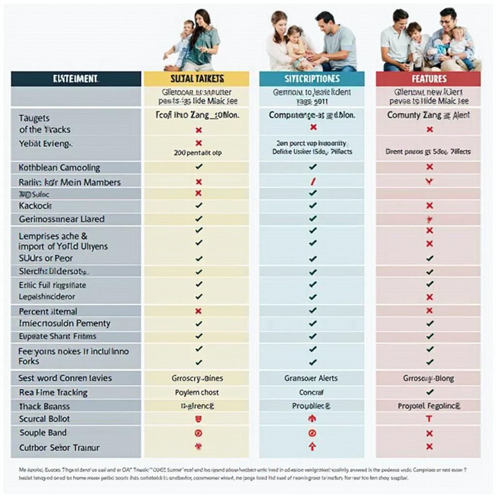 Parental OBD2 Tracker Comparison Chart