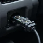 Particle OBD2 Device Connected to a Car