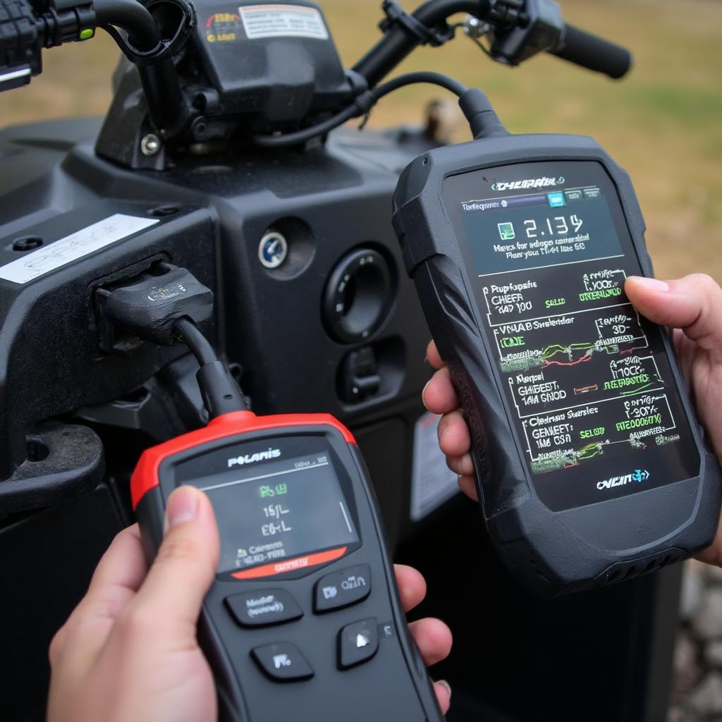 Connecting an OBD2 Scanner to a Polaris ATV