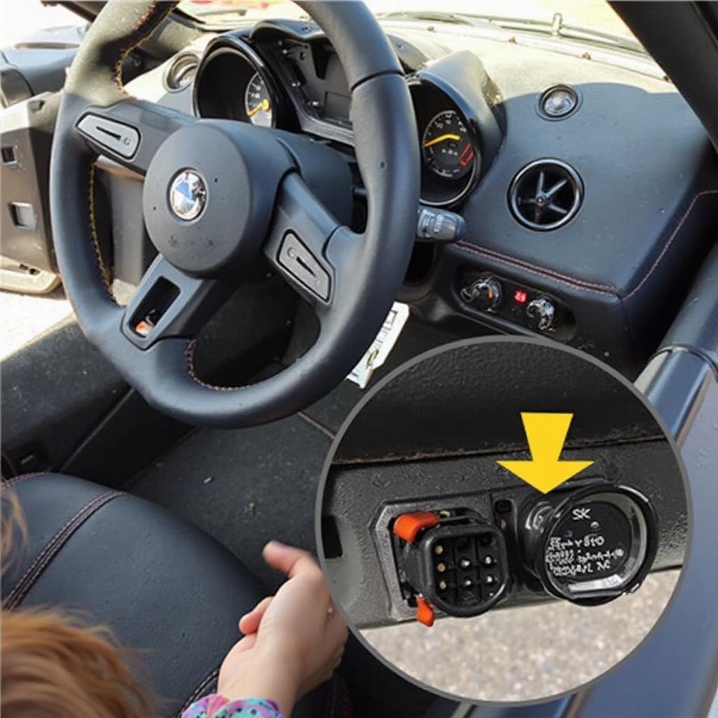 Polaris Slingshot OBD2 Port Location Under Steering Wheel