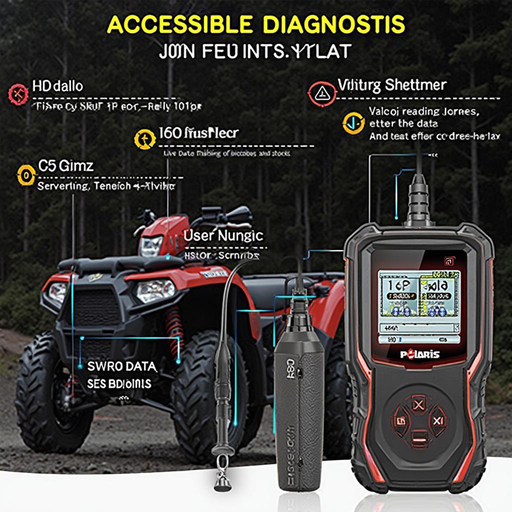 OBD2 Scanner Displaying Data from a Polaris Sportsman