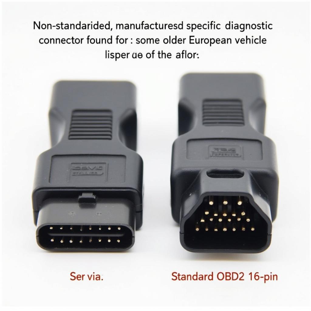 Pre-OBD2 European Diagnostic Connector