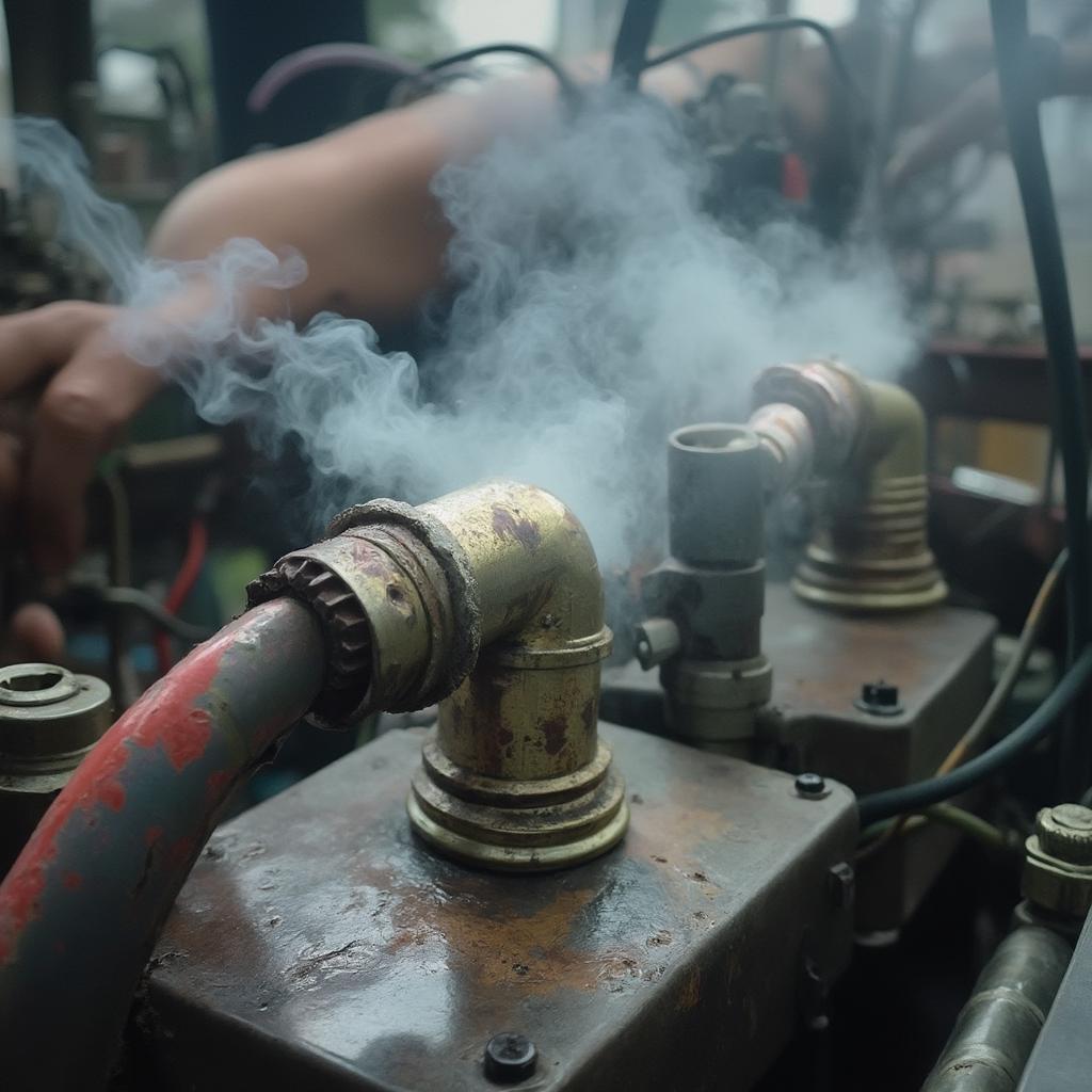 Pre-OBD2 Evaporative System Smoke Test