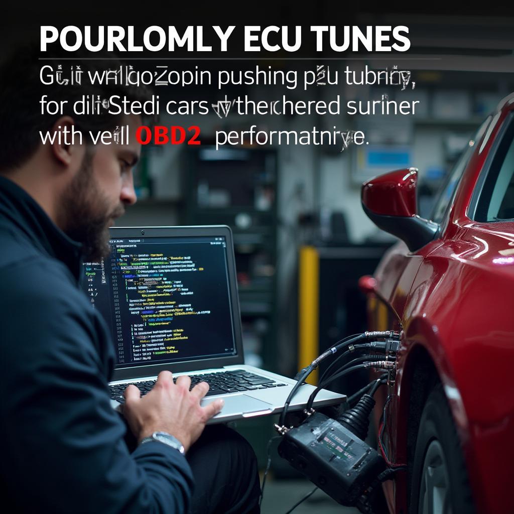 Professional ECU Tuning with Laptop and Diagnostics