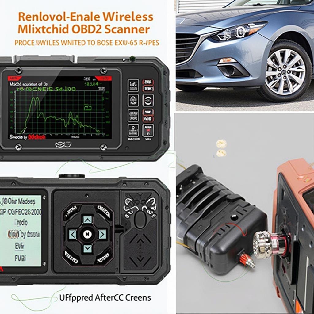 Professional-Grade Wireless OBD2 Scanner for Mazda