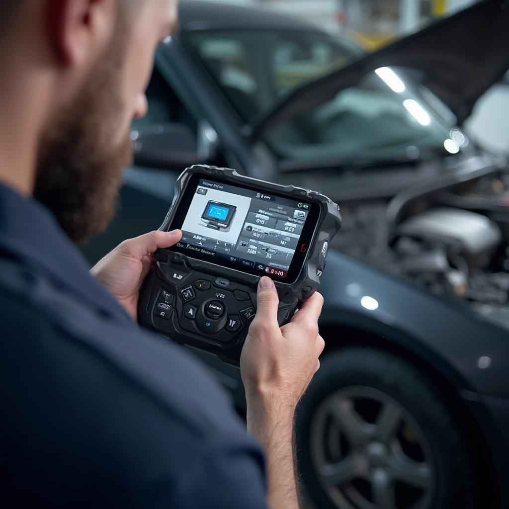 Professional OBD2 Scan Tools in Use