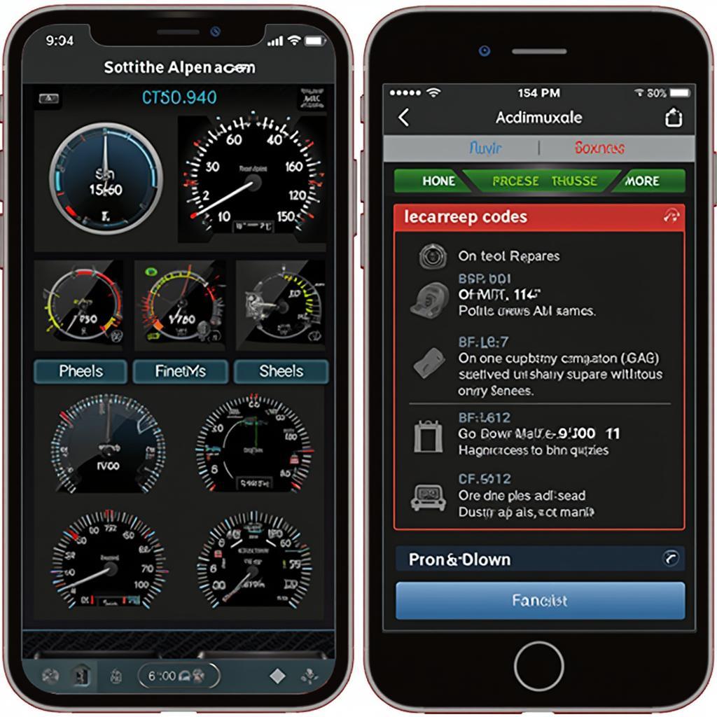 ProScan OBD2 App Interface