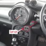 Mini Cooper R56 OBD2 Port Location