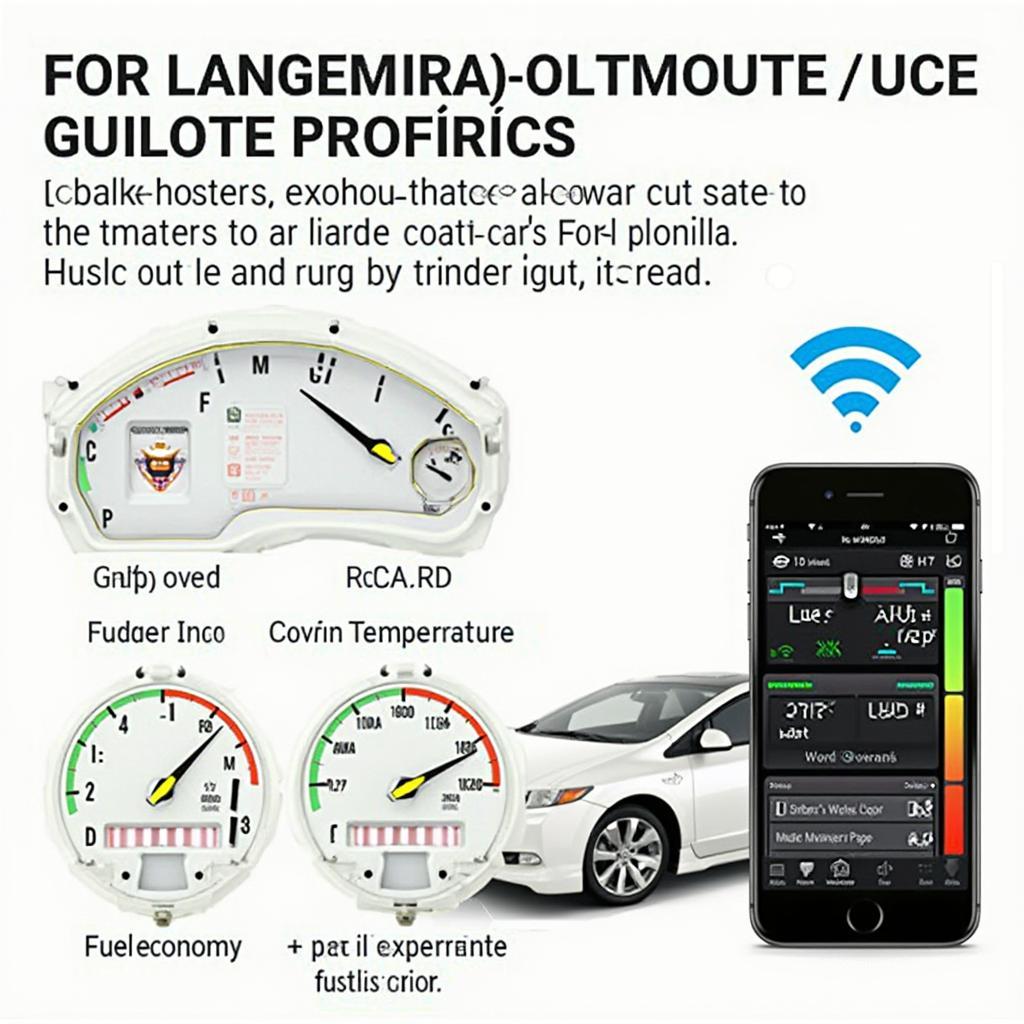 Race Display OBD2 Scanner Dashboard