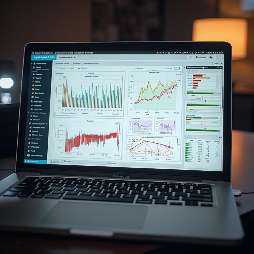 RaceChrono OBD2 Data Analysis on Laptop