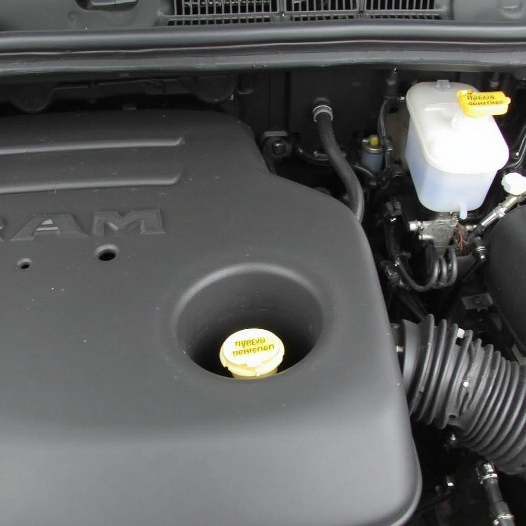 Ram ProMaster Engine Bay Coolant Reservoir