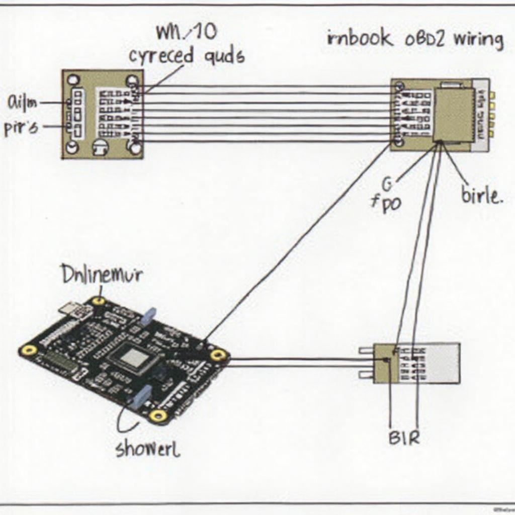 Raspberry Pi Pico OBD2 Connection Diagram