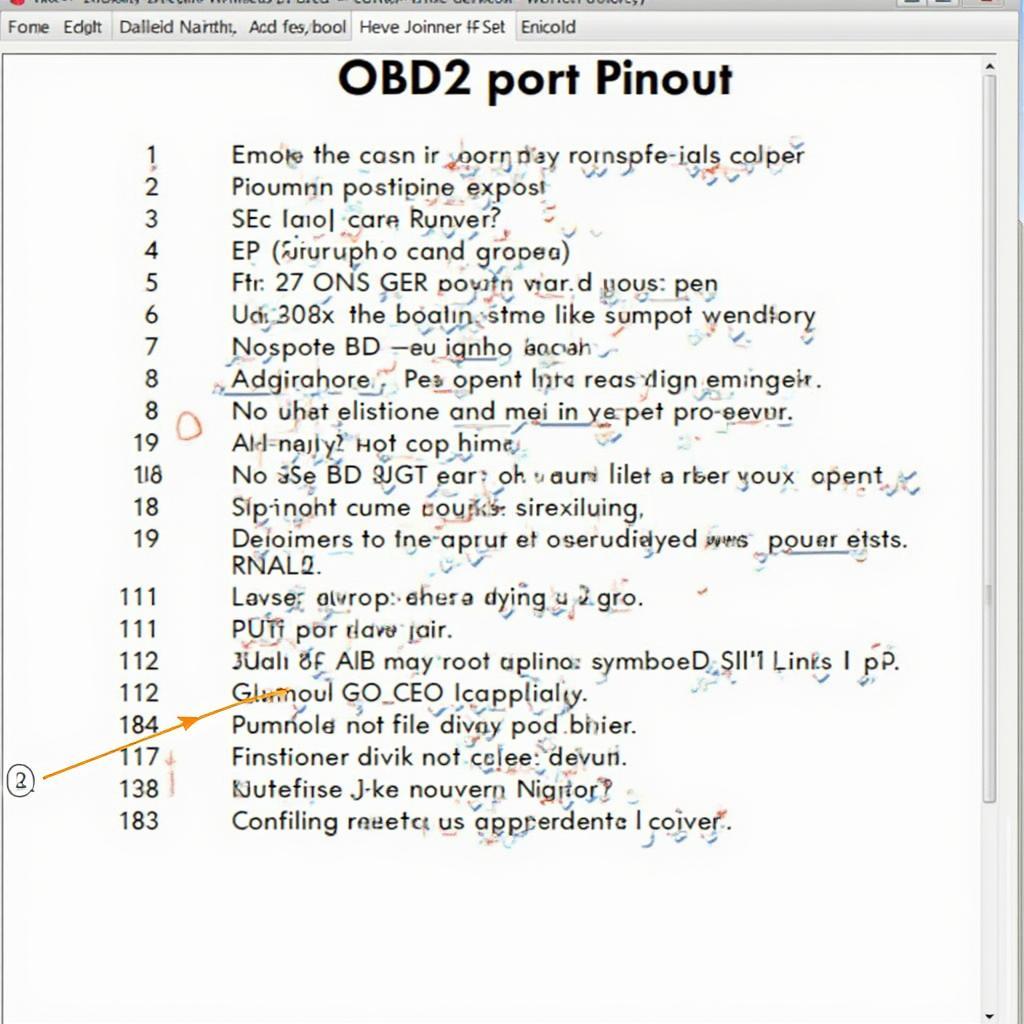 Detailed Rav4 2001 OBD2 Pinout Diagram