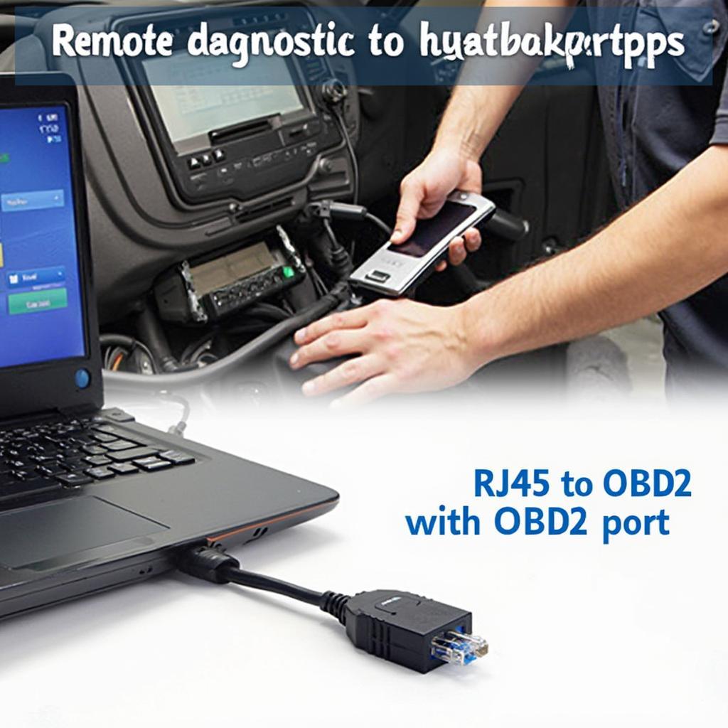 Remote Diagnostics with RJ45 to OBD2