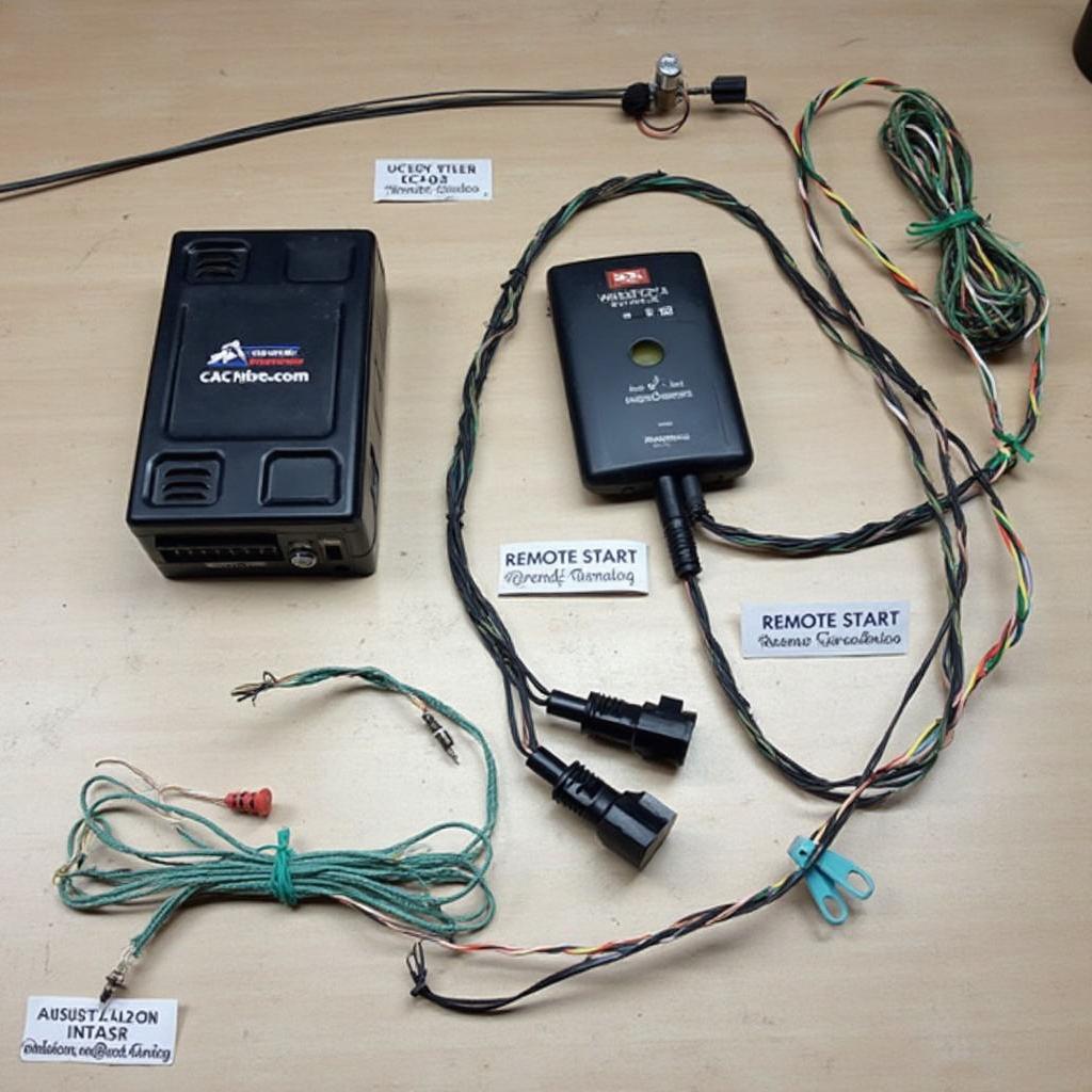 Components of a remote start system