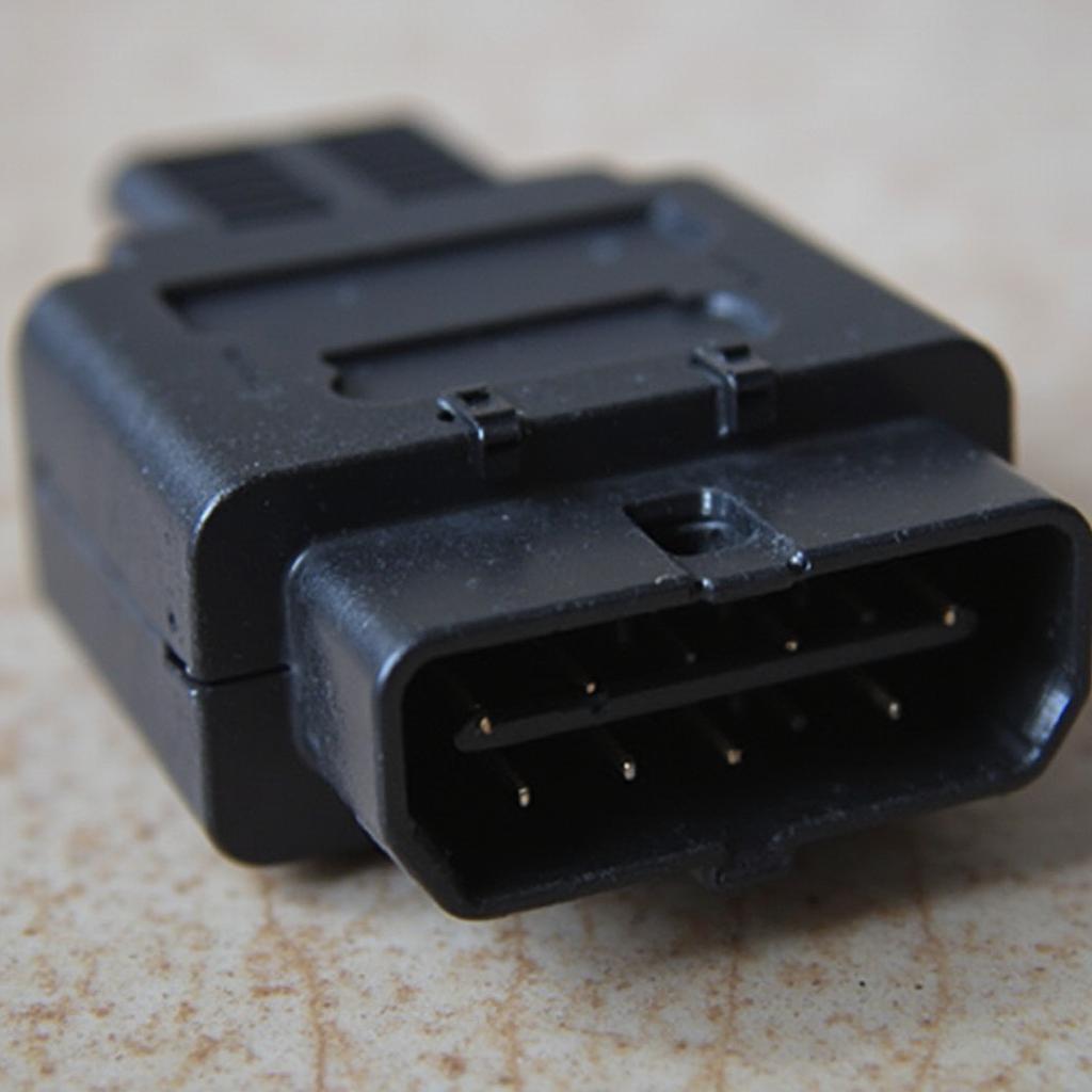 Close-up view of a Renault Kangoo OBD2 Connector