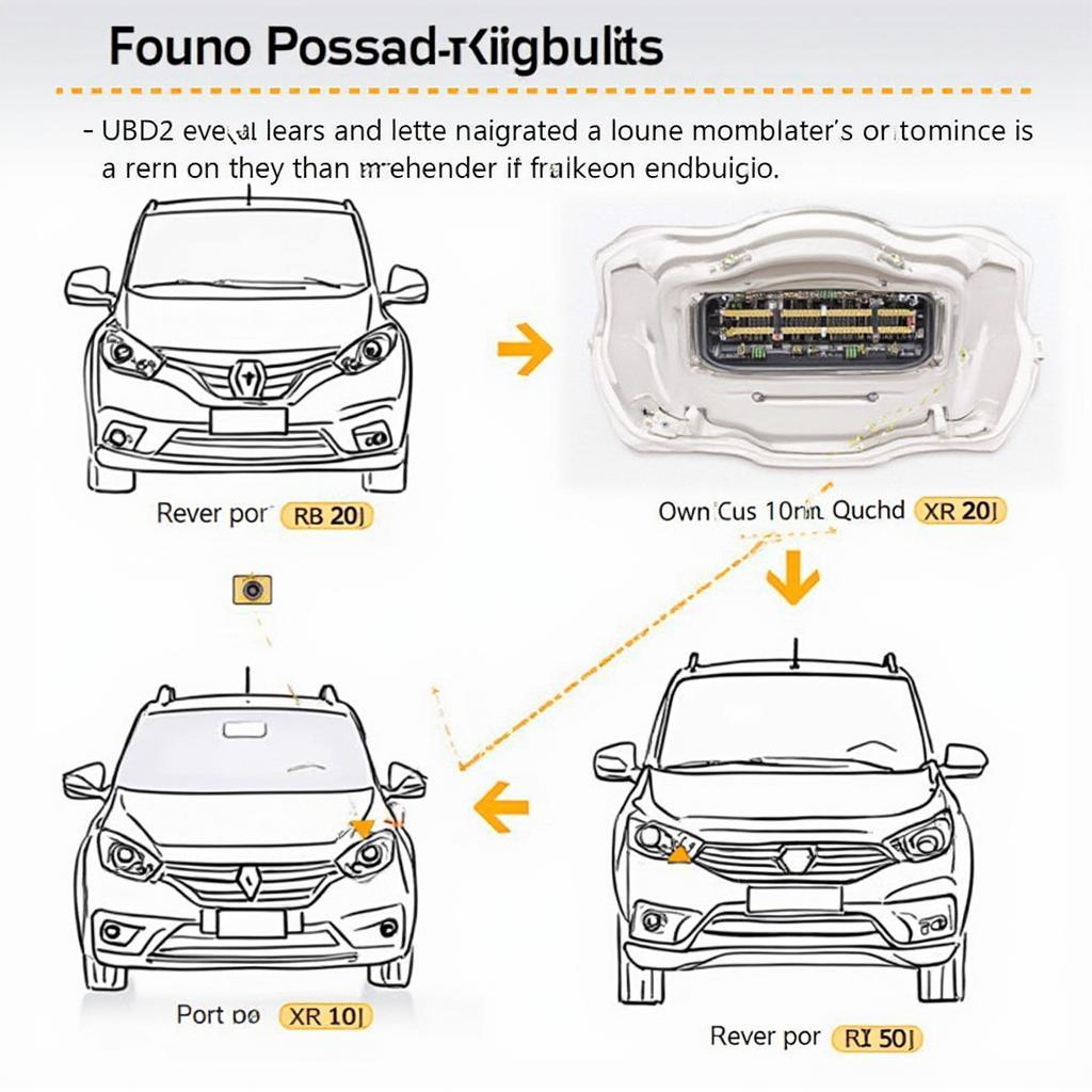 Renault OBD2 Port Locations