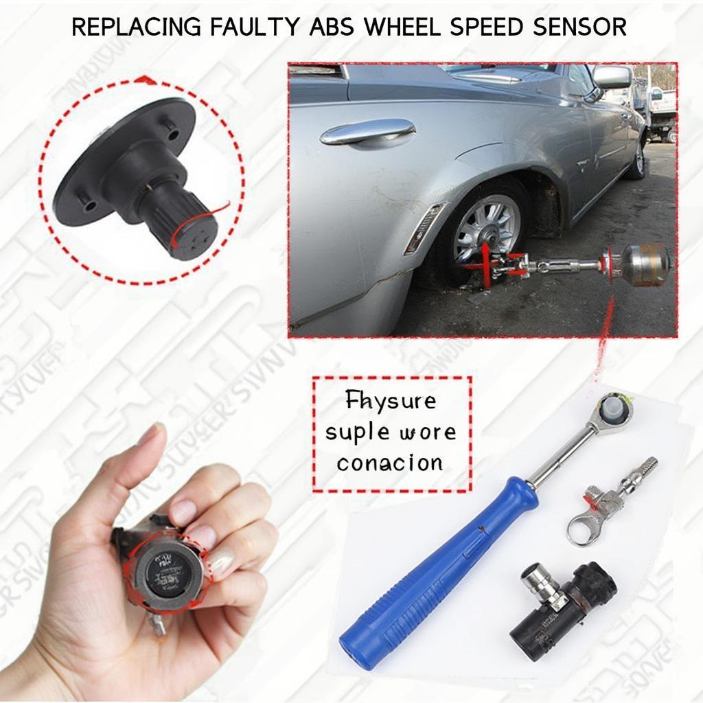 Replacing ABS Wheel Speed Sensor