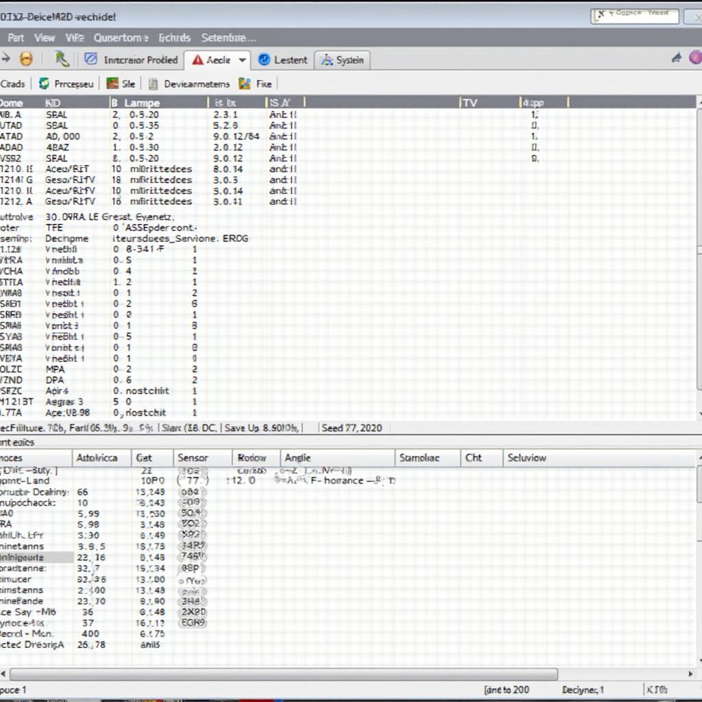 RS232 OBD2 Diagnostic Software Screenshot