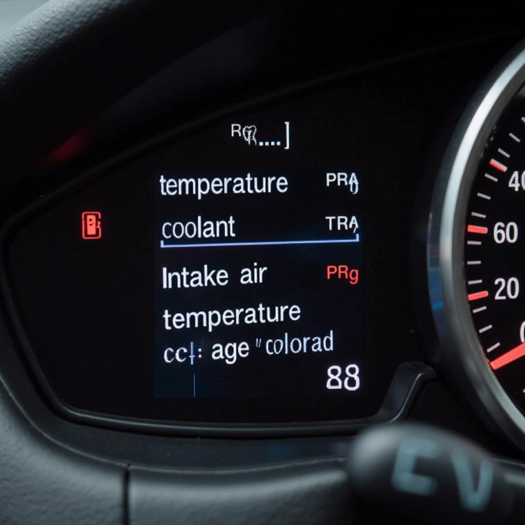 RX8 OBD2 Gauge Displaying Critical Engine Parameters