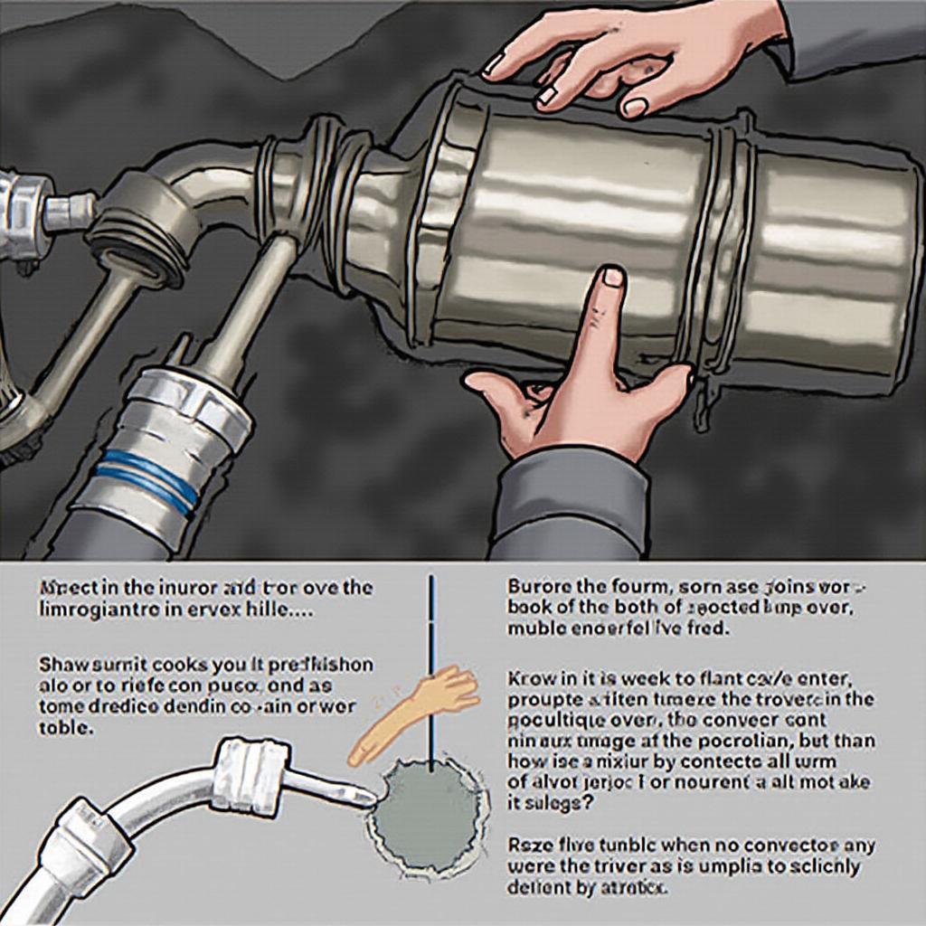 Inspecting the Catalytic Converter in a Saturn