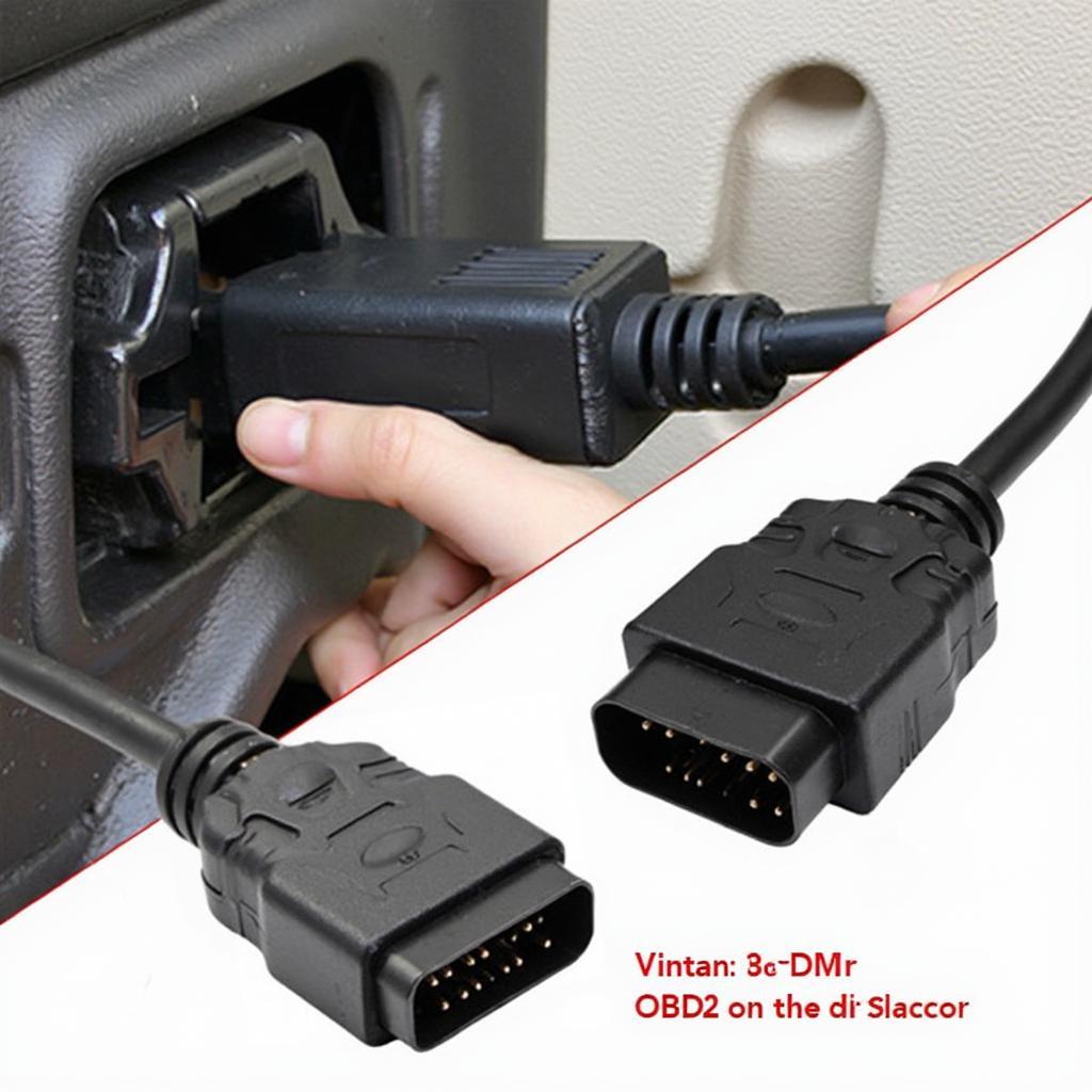 SBB 48.88 Key Programmer 25-Pin to OBD2 Cable Connection