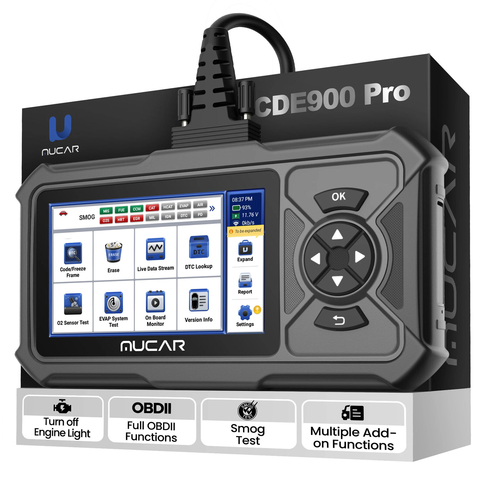 Scanner All System OBDII Car Code Reader 32GB Free Update Diagnostic Scan Tools