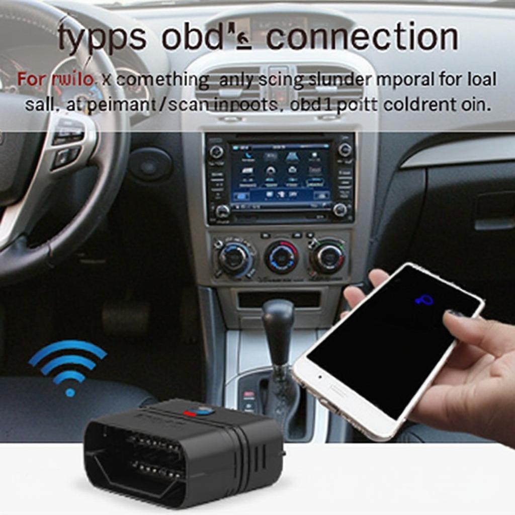 ScanTool.net Bluetooth OBD2 Adapter Connected to Car