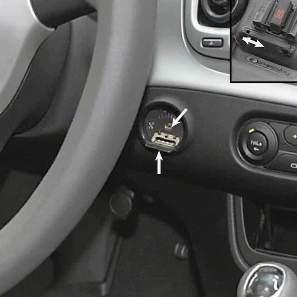 Smart Fortwo 451 OBD2 Port Location