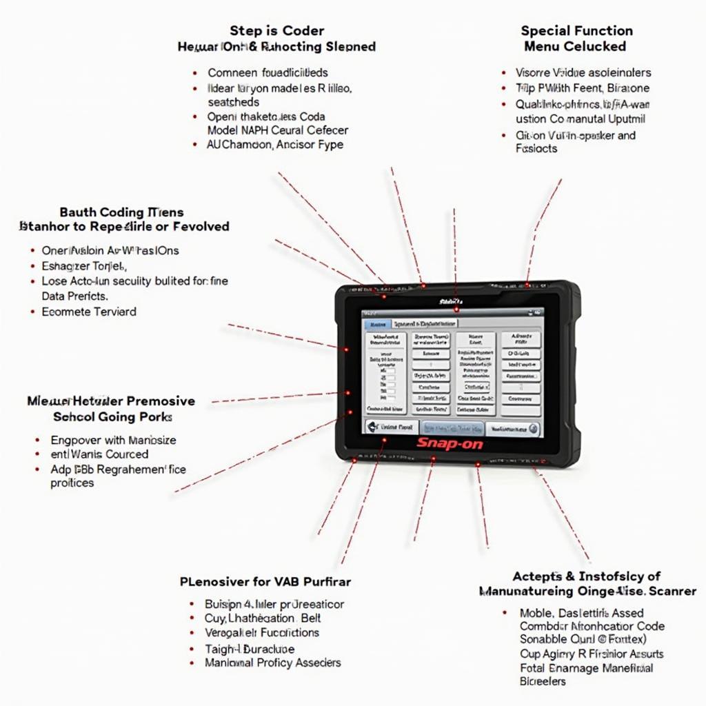 Snap-on Bidirectional Scanner Features Display