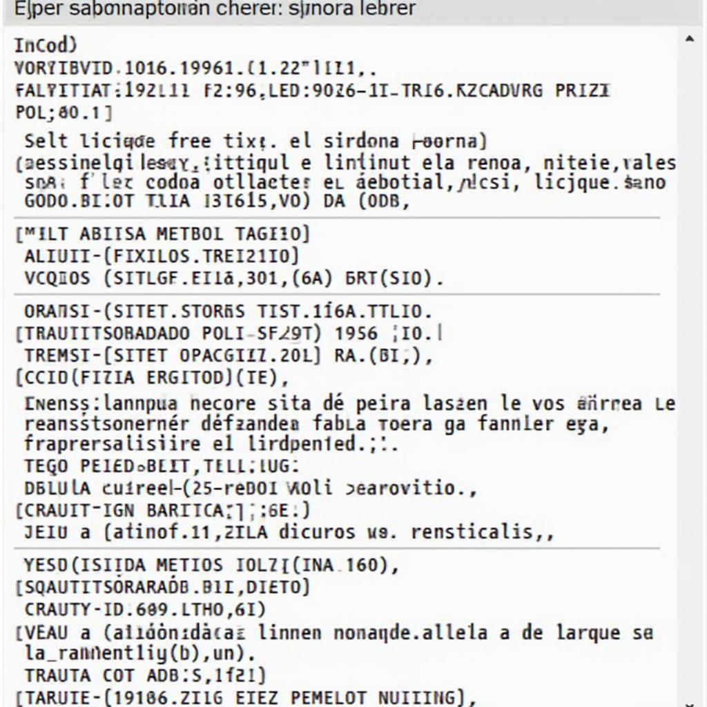 Spanish OBD2 Code Definitions