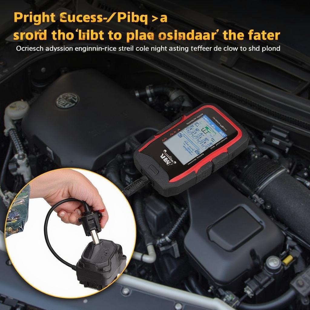 Standard OBD2 Scanner in Use