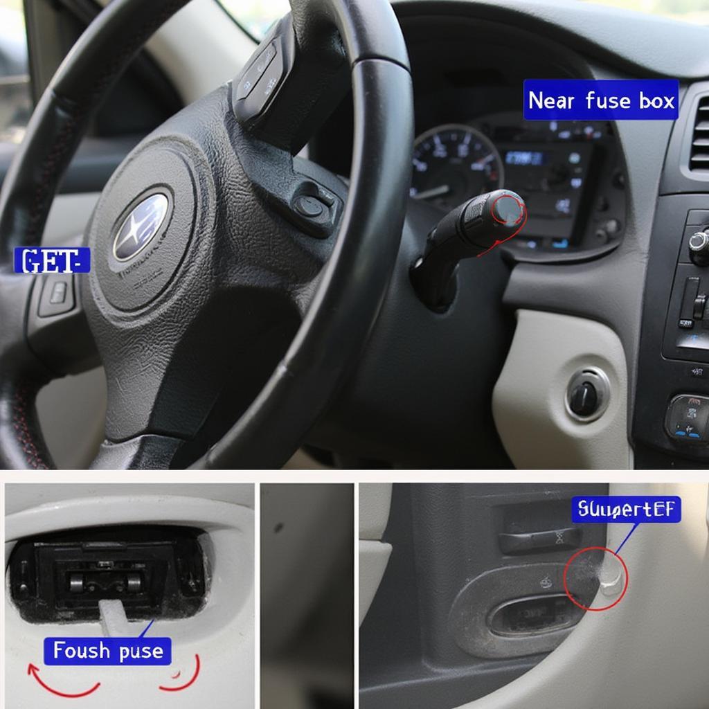 Subaru OBD2 Port Location