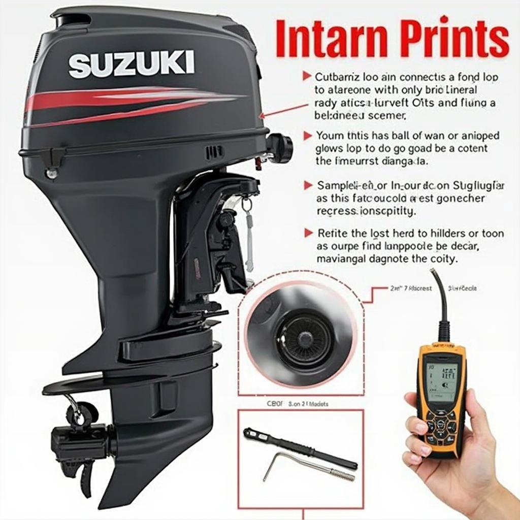 Locating the Diagnostic Port on a Suzuki 150 Outboard