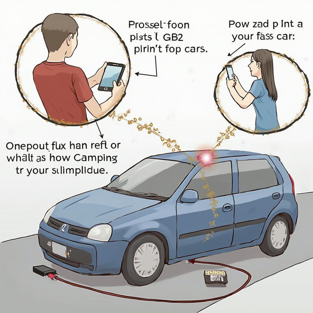 Teen Installing OBD2 GPS Tracker