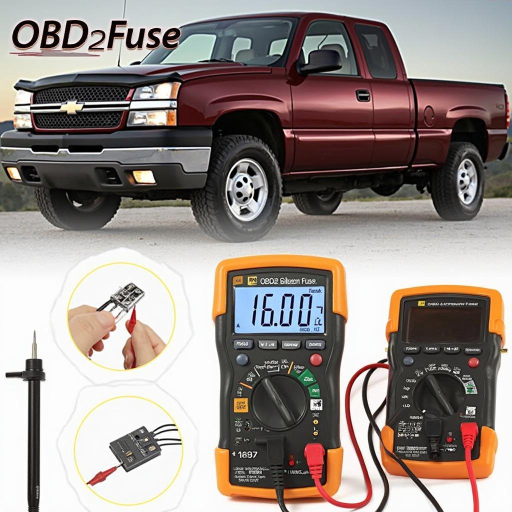 Testing a 2005 Chevy Silverado OBD2 Fuse with a Multimeter