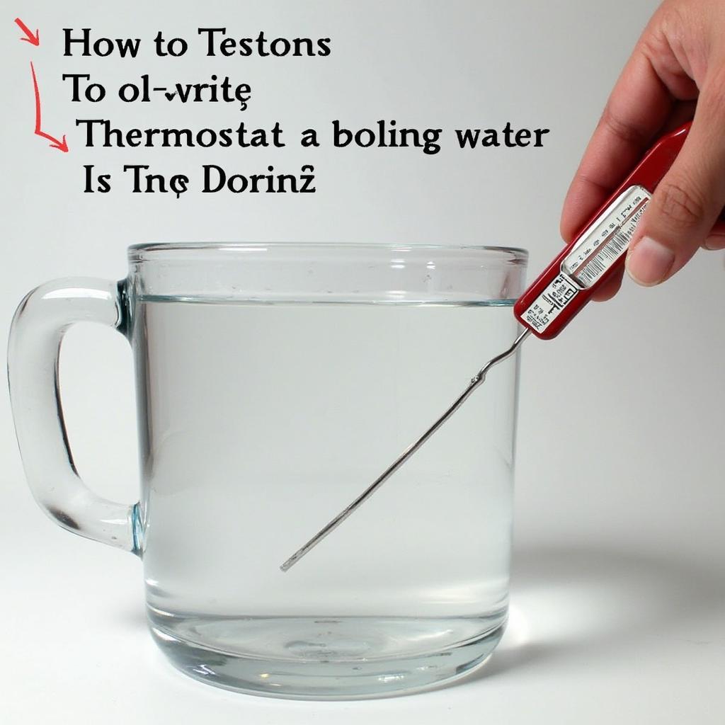 Testing Chevy Thermostat in Boiling Water