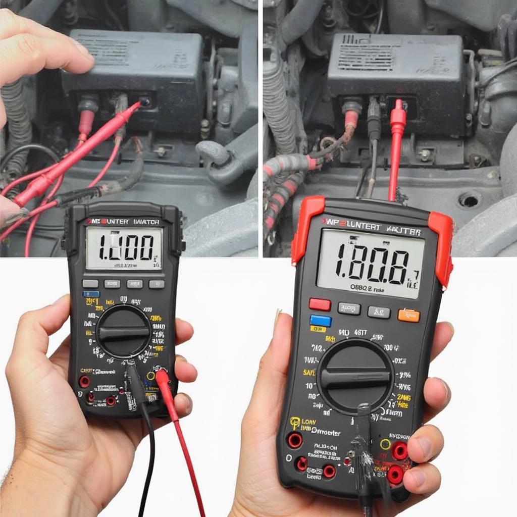 Testing Dodge Challenger OBD2 Port with Multimeter